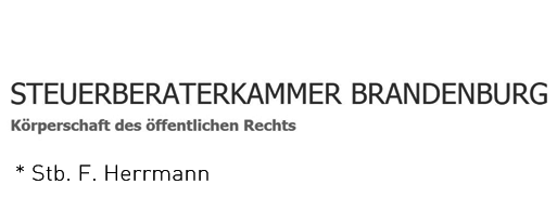Siegel der Steuerberaterkammer Brandenburg für Steuerberater F. Herrmann